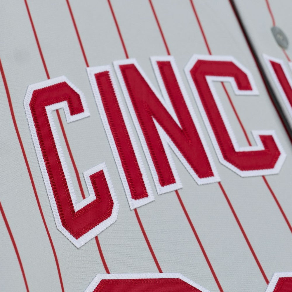Deion Sanders Cincinnati Reds Mitchell & Ness 1997 Authentic Jersey - Gray | MLB Jerseys