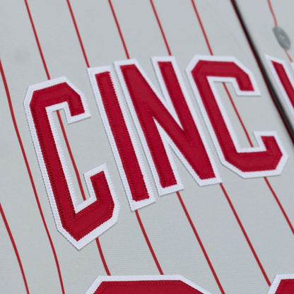 Deion Sanders Cincinnati Reds Mitchell & Ness 1997 Authentic Jersey - Gray | MLB Jerseys