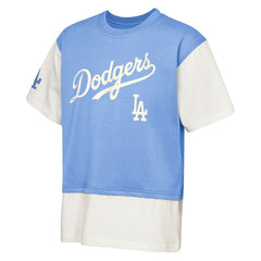 Los Angeles Dodgers Outerstuff Youth Ultimate Pastels Premium Double Run T-Shirt Lifestyle