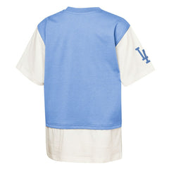 Los Angeles Dodgers Outerstuff Youth Ultimate Pastels Premium Double Run T-Shirt Lifestyle