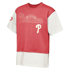 Philadelphia Phillies Outerstuff Youth Ultimate Pastels Premium Double Run T-Shirt On Sale