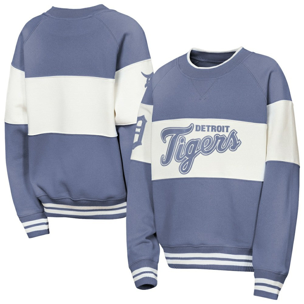 Detroit Tigers Outerstuff Youth Ultimate Pastels On Base Sweatshirt On Sale