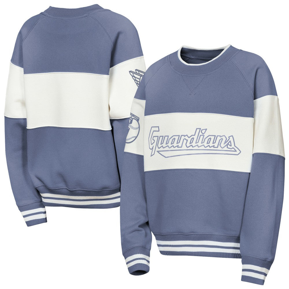 Cleveland Guardians Outerstuff Youth Ultimate Pastels On Base Sweatshirt On Sale