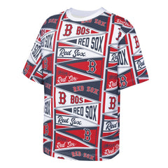 Boston Red Sox Outerstuff Youth All-Over Pennant T-Shirt Near Me