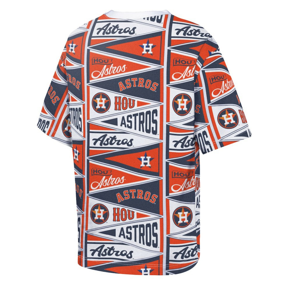 Houston Astros Outerstuff Youth All-Over Pennant T-Shirt discount