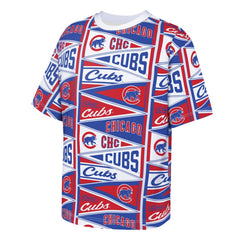 Chicago Cubs Outerstuff Youth All-Over Pennant T-Shirt Online