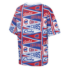 Chicago Cubs Outerstuff Youth All-Over Pennant T-Shirt Online