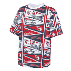 Cleveland Guardians Outerstuff Youth All-Over Pennant T-Shirt discount
