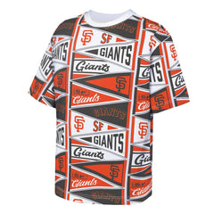 San Francisco Giants Outerstuff Youth All-Over Pennant T-Shirt Clearance
