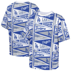 Los Angeles Dodgers Outerstuff Youth All-Over Pennant T-Shirt Sale
