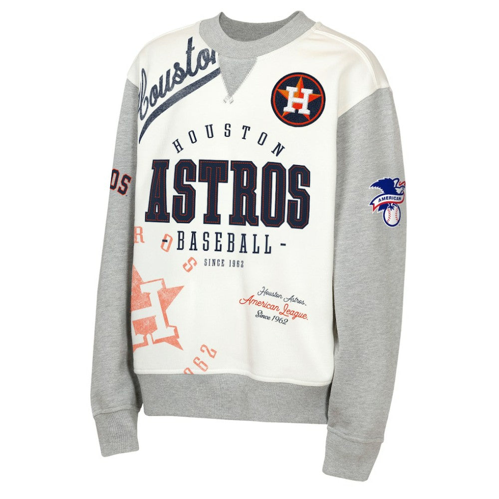 Houston Astros Outerstuff Youth Big League Power Hit Fleece Sweatshirt discount