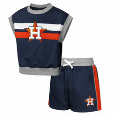 Houston Astros Outerstuff Youth Big League Short Stop T-Shirt & Shorts Set Clearance