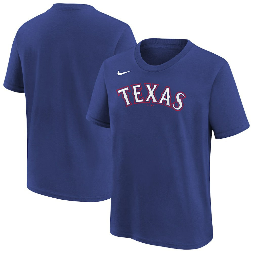 Texas Rangers Nike Youth Wordmark T-Shirt discount