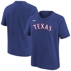 Texas Rangers Nike Youth Wordmark T-Shirt discount