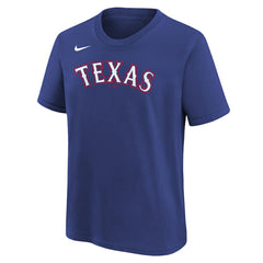 Texas Rangers Nike Youth Wordmark T-Shirt discount