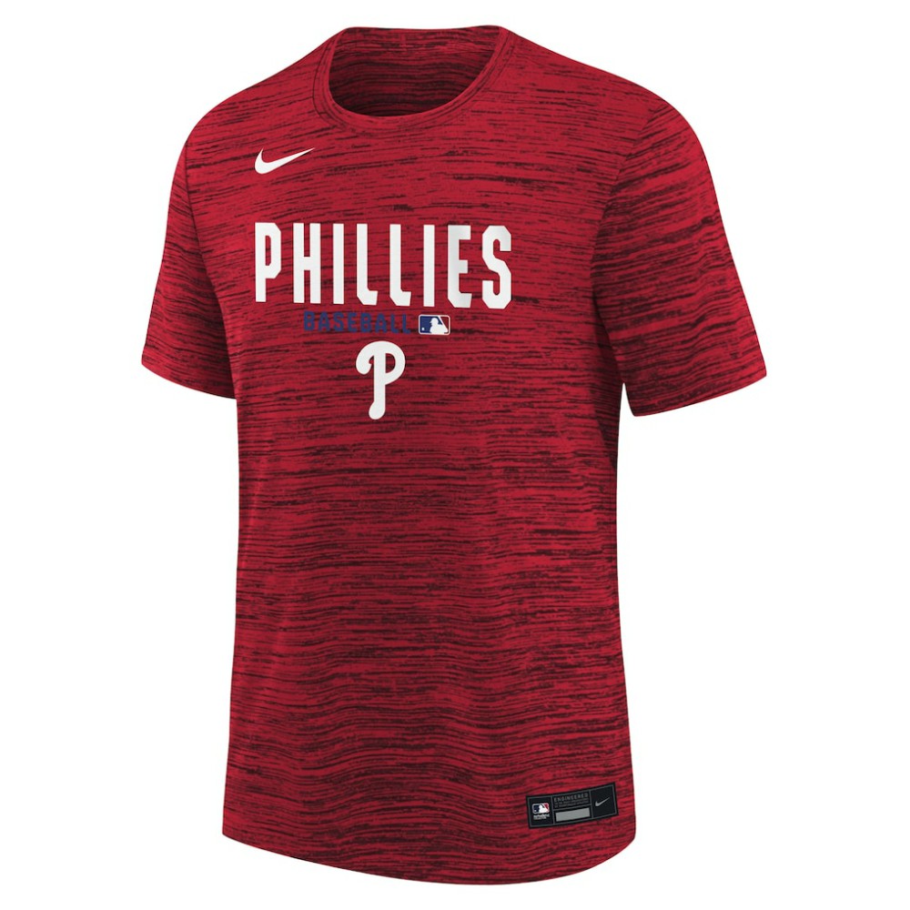 Philadelphia Phillies Nike Youth Authentic Collection Velocity Dri-FIT T-Shirt for sale