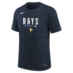Tampa Bay Rays Nike Youth Authentic Collection Velocity Dri-FIT T-Shirt Sale