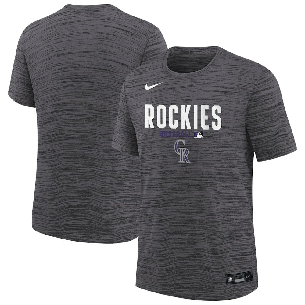 Colorado Rockies Nike Youth Authentic Collection Velocity Dri-FIT T-Shirt Clearance