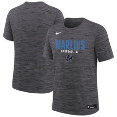 Miami Marlins Nike Youth Authentic Collection Velocity Dri-FIT T-Shirt discount