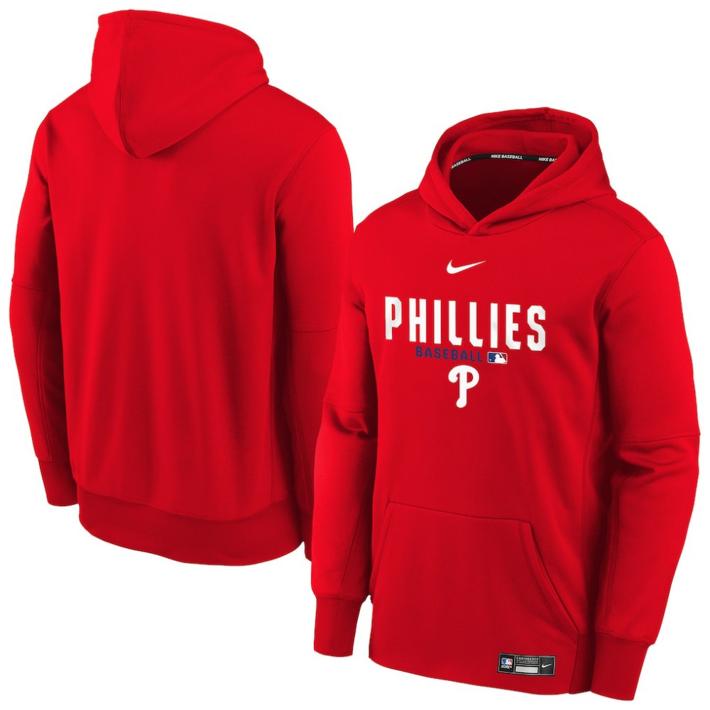 Philadelphia Phillies Nike Youth Authentic Collection Therma-FIT Hoodie Online