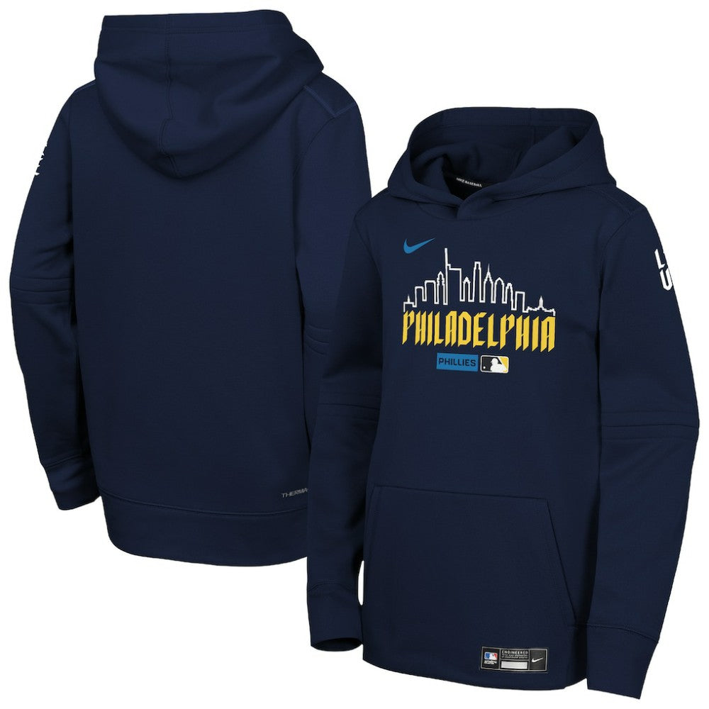 Philadelphia Phillies Nike Youth Authentic Collection City Connect Therma-FIT Hoodie Online