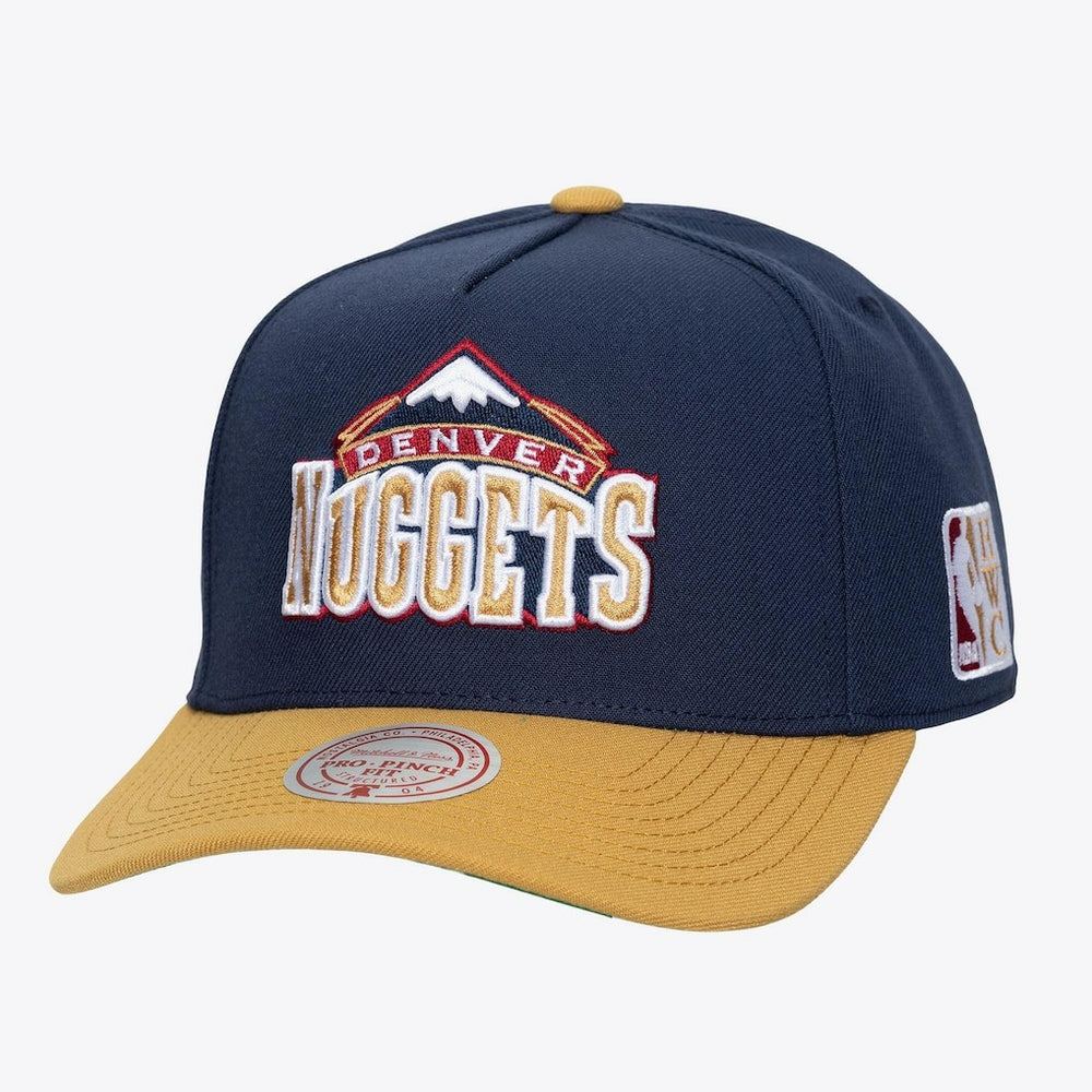 Mitchell & Ness - Denver Nuggets Legendary Home Pro Pinch Snapback Hat - Navy