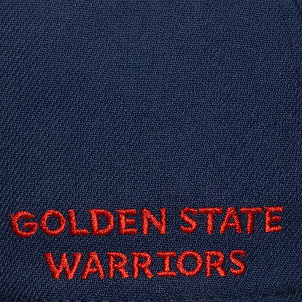 Mitchell & Ness - Golden State Warriors Legendary Home Pro Pinch Snapback Hat - Navy