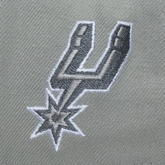Mitchell & Ness - San Antonio Spurs Thunderstorm Head Coach Pro Crown Snapback Hat - Gray