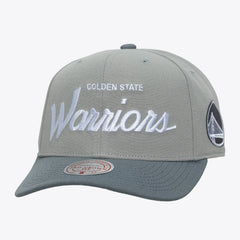 Mitchell & Ness - Golden State Warriors Thunderstorm Head Coach Pro Crown Snapback Hat - Gray