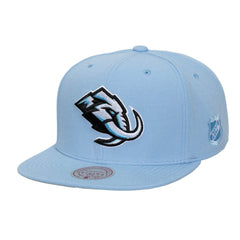 Utah Mammoth - Mitchell & Ness Legendary Away Snapback Hat Light Blue
