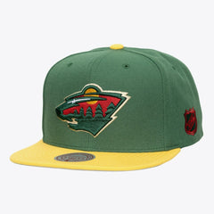 Minnesota Wild - Mitchell & Ness Legendary Home Snapback Hat Green