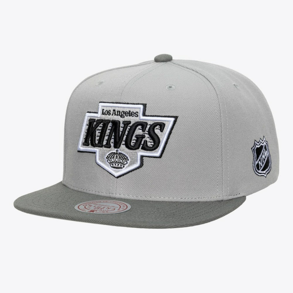 Los Angeles Kings - Mitchell & Ness Legendary Home Snapback Hat Gray