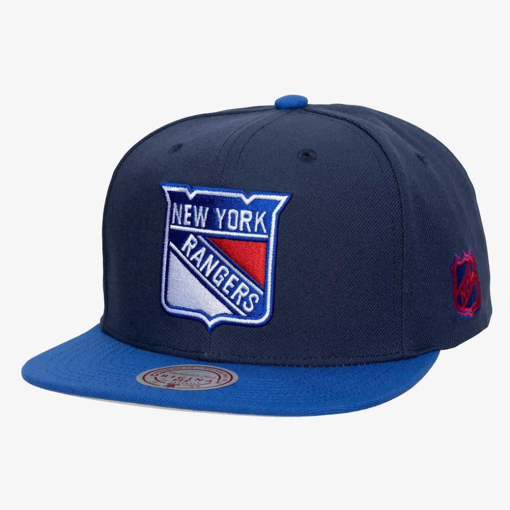 New York Rangers Mitchell & Ness Legendary Home Snapback Hat Navy