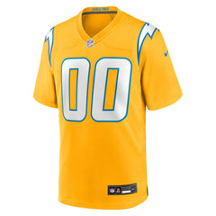 Los Angeles Chargers Alternate Charger Power Game Custom Jersey Gold - Nike