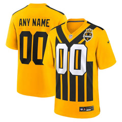 Pittsburgh Steelers Alternate 1933 Throwback Game Custom Jersey Gold - Nike