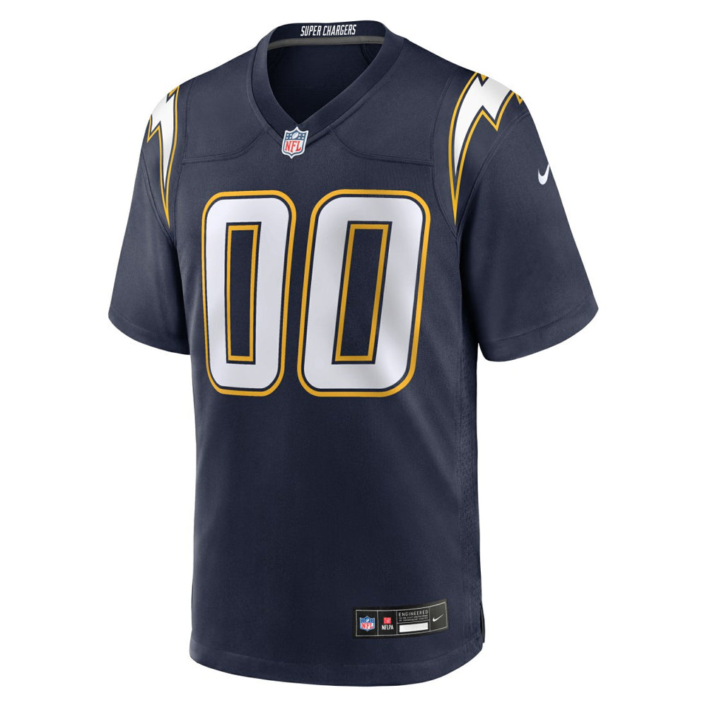 Los Angeles Chargers Alternate Super Chargers Game Custom Jersey Navy - Nike