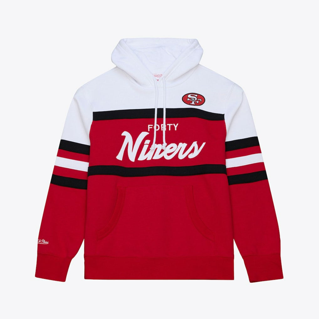 San Francisco 49ers Head Coach Hoodie Scarlet - Mitchell & Ness