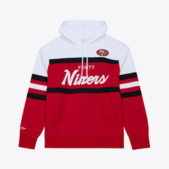 San Francisco 49ers Head Coach Hoodie Scarlet - Mitchell & Ness
