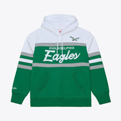 Philadelphia Eagles Head Coach Hoodie Kelly Green - Mitchell & Ness