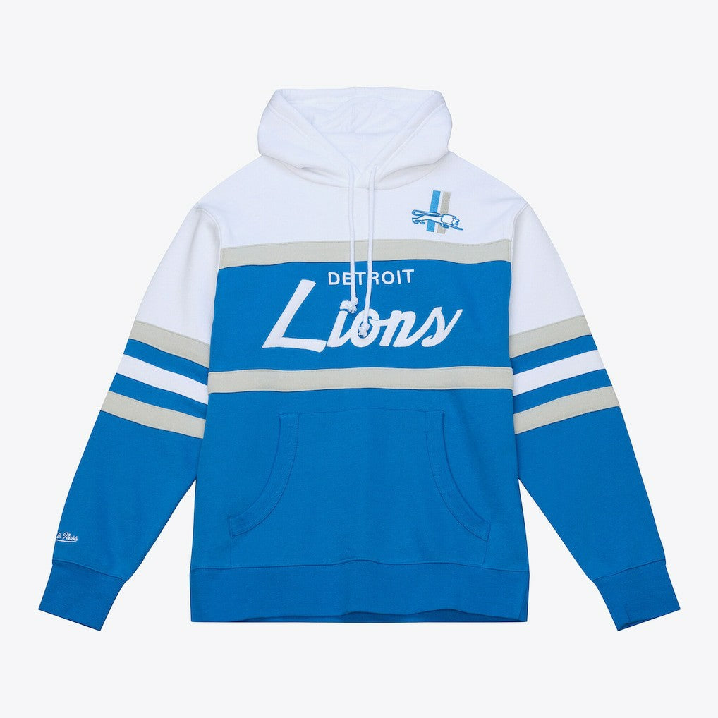 Detroit Lions Head Coach Hoodie Blue - Mitchell & Ness