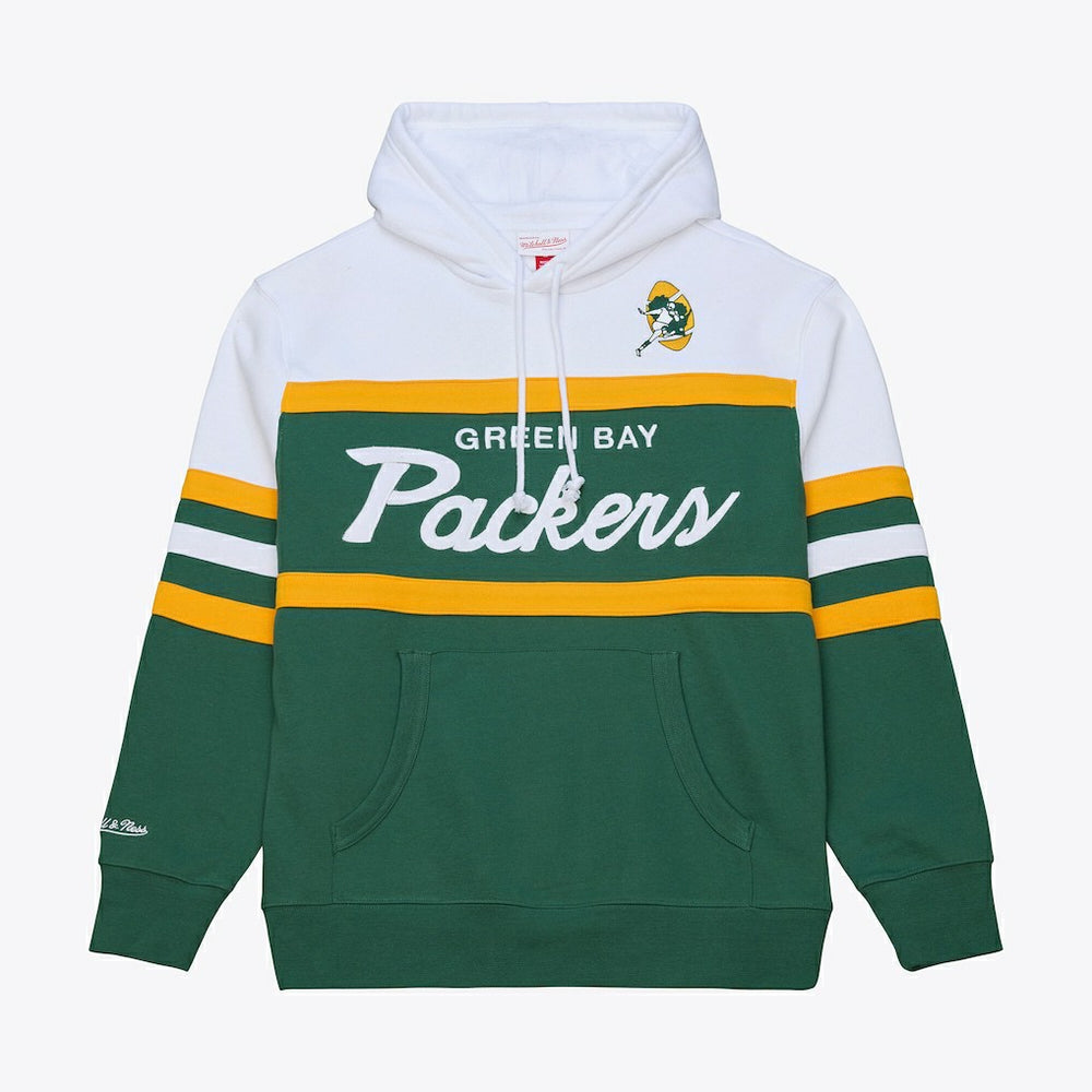 Green Bay Packers Head Coach Hoodie Green - Mitchell & Ness