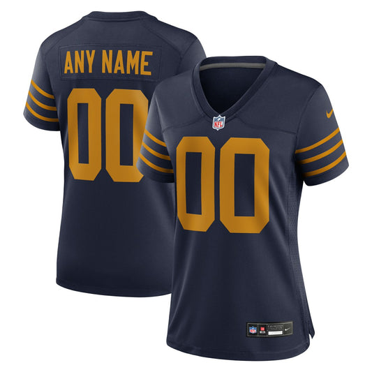 Green Bay Packers Women's The 1923 Classic Game Custom Jersey - Navy | NFL Jerseys