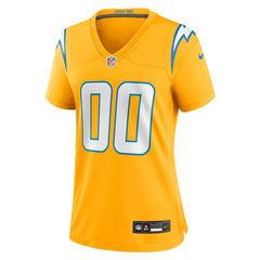 Los Angeles Chargers Women's Alternate Charger Power Game Custom Jersey Gold - Nike