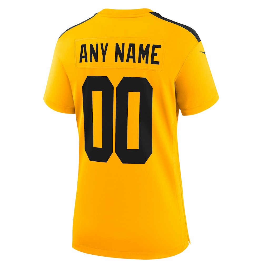Pittsburgh Steelers Women's Alternate 1933 Throwback Game Custom Jersey Gold - Nike