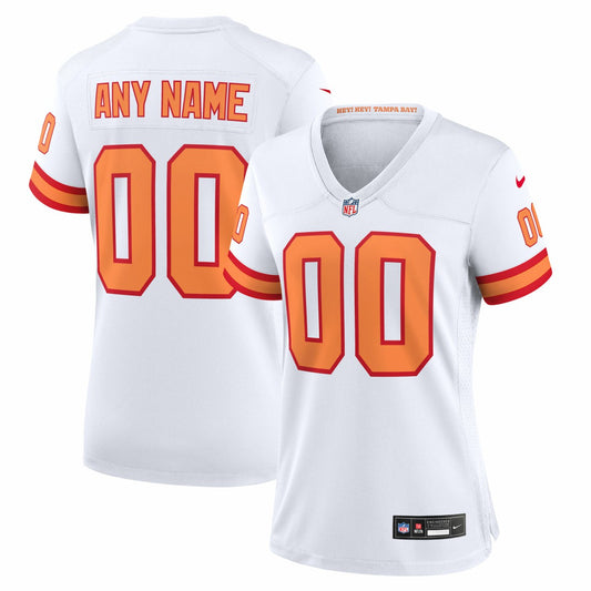 76 Tampa Bay Buccaneers Women's 50th Season Custom Game Jersey - White | NFL Jerseys