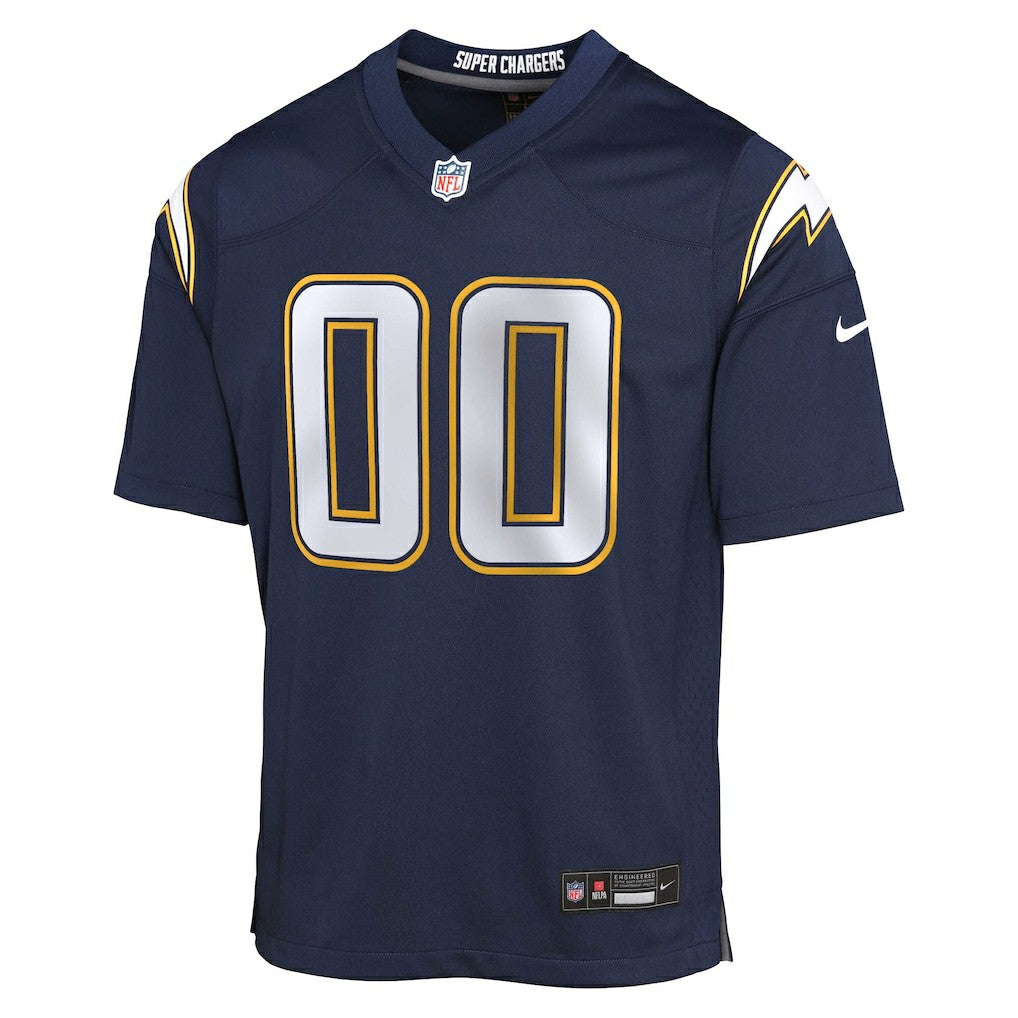 Los Angeles Chargers Youth Alternate Super Chargers Game Custom Jersey - Navy | NFL Jerseys