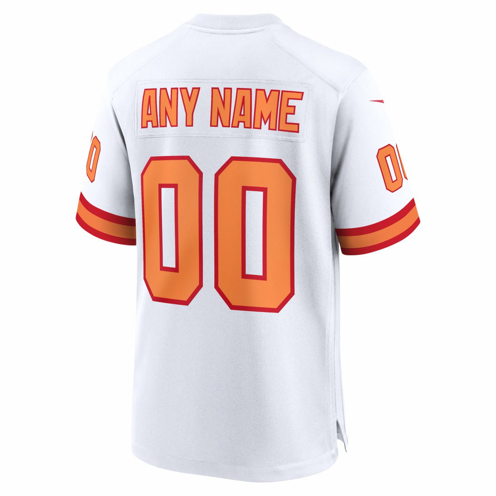 76 Tampa Bay Buccaneers Youth 50th Season Custom Game Jersey White - Nike