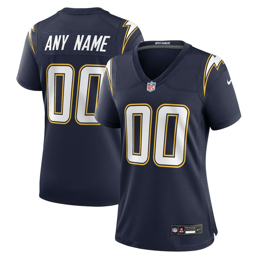 Los Angeles Chargers Women's Alternate Super Chargers Game Custom Jersey Navy - Nike