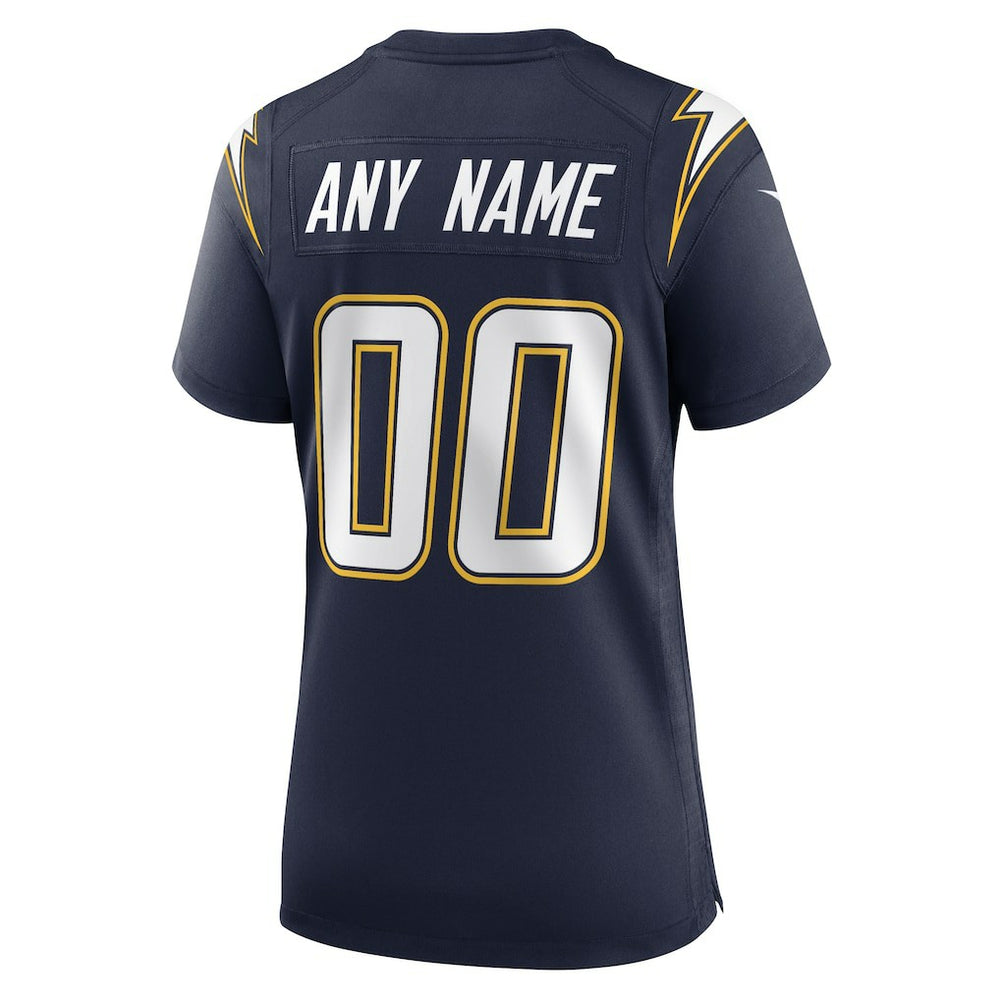 Los Angeles Chargers Women's Alternate Super Chargers Game Custom Jersey Navy - Nike