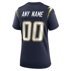 Los Angeles Chargers Women's Alternate Super Chargers Game Custom Jersey Navy - Nike